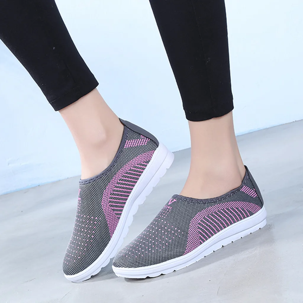 2019 New Women's Ladies Slip On Flat Round Mesh Flat With Cotton Casual Walking Stripe Sneakers Loafers Soft Shoes Flats Loafer
2019 New Women's Ladies Slip On Flat Round Mesh Flat With Cotton Casual Walking Stripe Sneakers Loafers Soft Shoes Flats Loafer