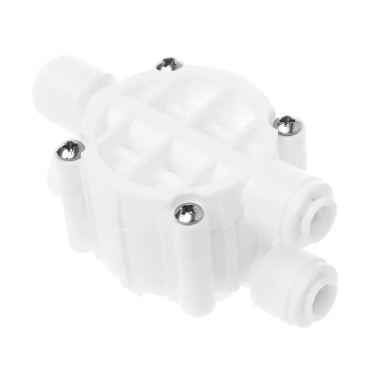 4 Way 1/4 Port Auto Shut Off Valve For RO Reverse Osmosis Water Filter System Mar28
4 Way 1/4 Port Auto Shut Off Valve For RO Reverse Osmosis Water Filter System Mar28