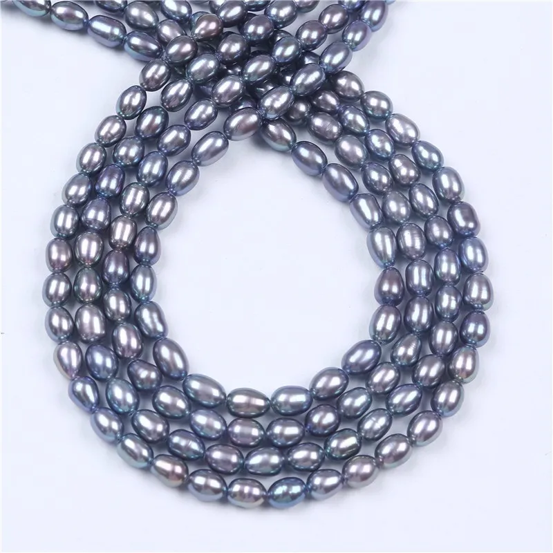 AAA Grade 5-6mm rice freshwater pearl DIY necklace bracelat jewelry making black color rice shape loose beads strand
AAA Grade 5-6mm rice freshwater pearl DIY necklace bracelat jewelry making black color rice shape loose beads strand