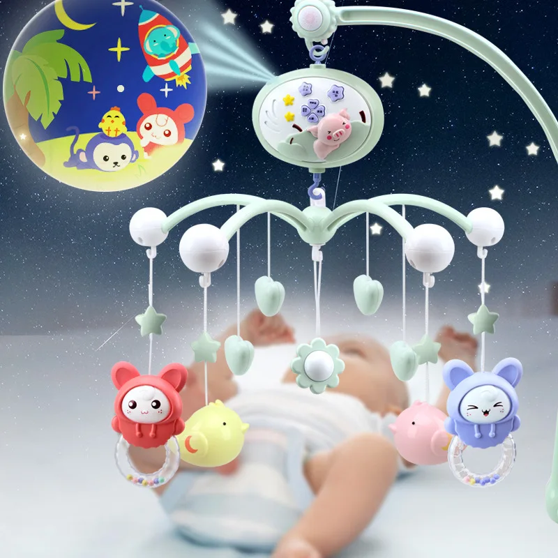 Newborn Remote Control Baby Rattle Toys 0-12 Months Mobile Musical Bed Bell Rotating Bracket Projecting Educational Toys For Kid
Newborn Remote Control Baby Rattle Toys 0-12 Months Mobile Musical Bed Bell Rotating Bracket Projecting Educational Toys For Kid