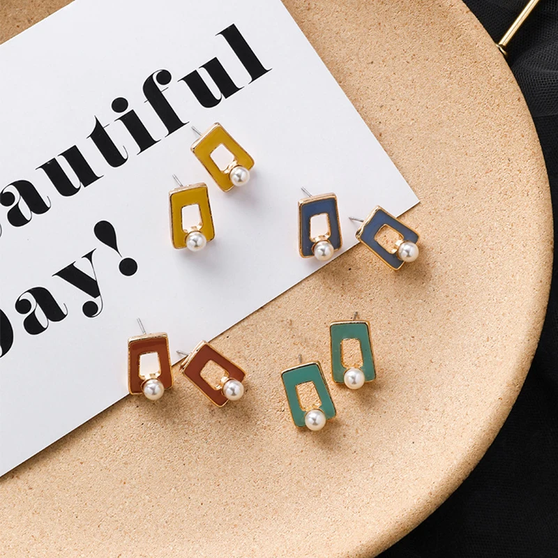 2019 New Korean Female Drop Earrings Rectangle Big Geometric Piercing Earring for Women Personality Ear Jewelry Girls Party Gift
2019 New Korean Female Drop Earrings Rectangle Big Geometric Piercing Earring for Women Personality Ear Jewelry Girls Party Gift