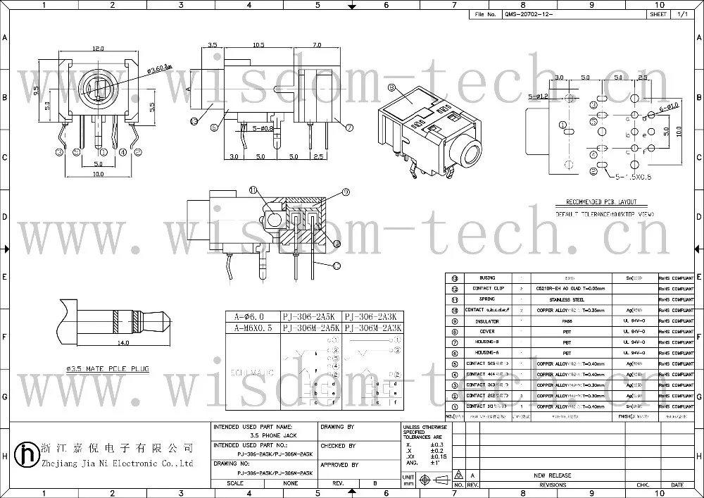 PJ-306-2A5K PJ-306M-2A5K-1