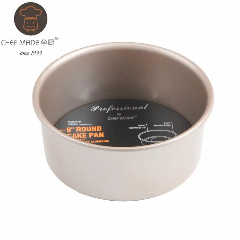Chef Made Nonstick Round Bakeware 6-cup Cake Pan Steel Roasting Pan Baking Bread Cupcake Antiaderente Baking
Chef Made Nonstick Round Bakeware 6-cup Cake Pan Steel Roasting Pan Baking Bread Cupcake Antiaderente Baking
