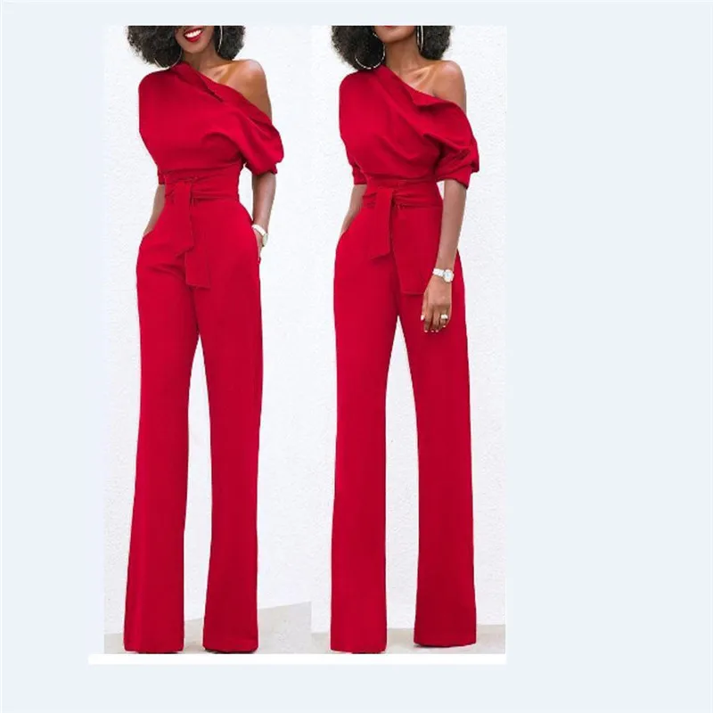 Stylish Women clothes summer Sexy one shoulder Party Evening solid cotton Ladies casual Jumpsuit one pieces
Stylish Women clothes summer Sexy one shoulder Party Evening solid cotton Ladies casual Jumpsuit one pieces