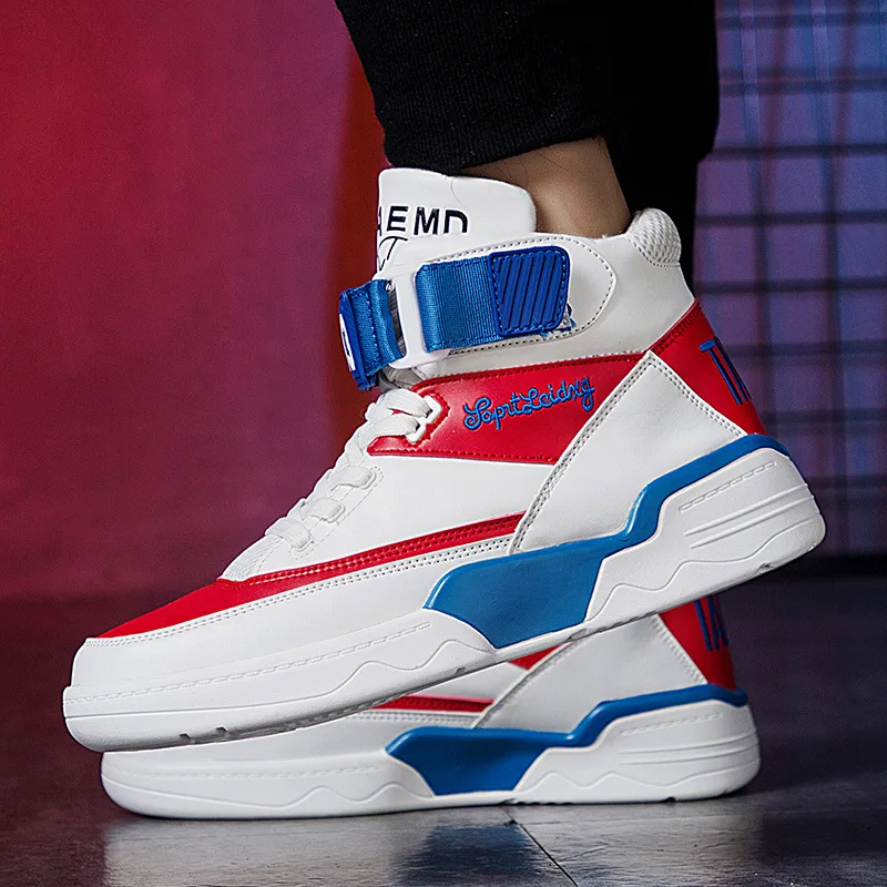 Spring high top sneakers for men brand high quality non-slip superstar white mens style shoes
Spring high top sneakers for men brand high quality non-slip superstar white mens style shoes