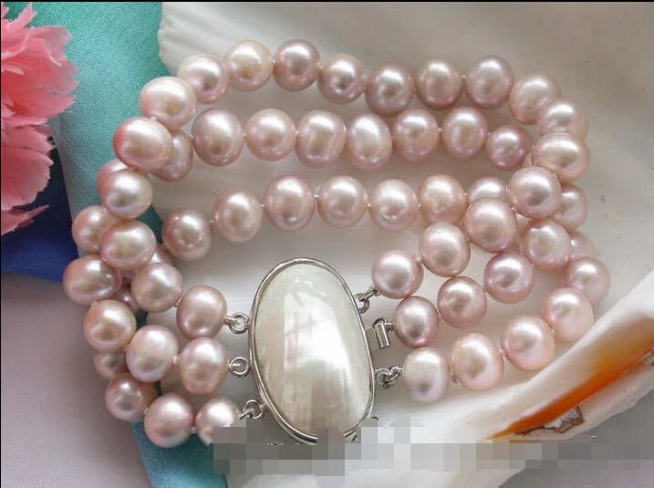 Free shipping >>>>>>z4431 natural 3row 10mm lavender round freshwater pearl bracelet
Free shipping >>>>>>z4431 natural 3row 10mm lavender round freshwater pearl bracelet