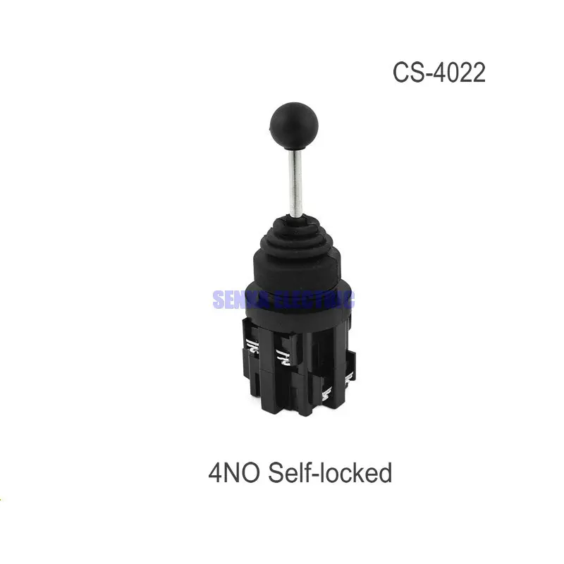 4 Position 4NO SPST Self-locking Monolever Joystick Switch Cross Button Switches CS-4022
4 Position 4NO SPST Self-locking Monolever Joystick Switch Cross Button Switches CS-4022