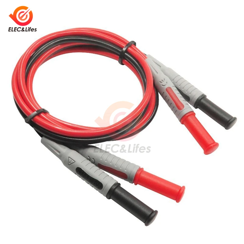 1 Pair Red and Black P1032 Multimeter Test Cable Injection Molded 4mm Banana Plug Test Line Straight Plug Connector cable
1 Pair Red and Black P1032 Multimeter Test Cable Injection Molded 4mm Banana Plug Test Line Straight Plug Connector cable
