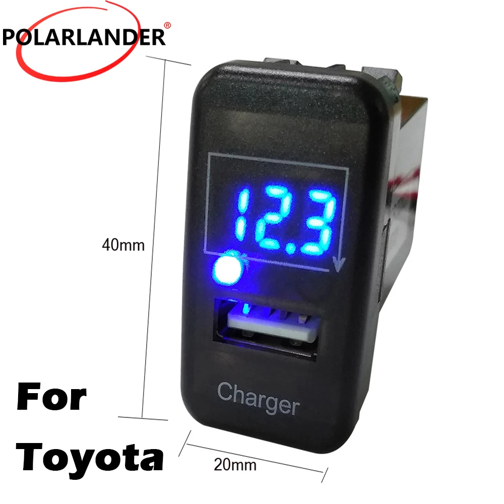 USB Car Charger LED light 12V 2.1A Voltage Display for Toyota Vigo for Honda for Nissan for Mitsubishi for Suzuki for Mazda
USB Car Charger LED light 12V 2.1A Voltage Display for Toyota Vigo for Honda for Nissan for Mitsubishi for Suzuki for Mazda