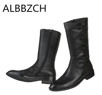 Quality Cow Leather Chelsea Career Work Men Boots Men's Riding Equestrian High Boots Fashion Buckle Designer Knight Boots Botas
Quality Cow Leather Chelsea Career Work Men Boots Men's Riding Equestrian High Boots Fashion Buckle Designer Knight Boots Botas