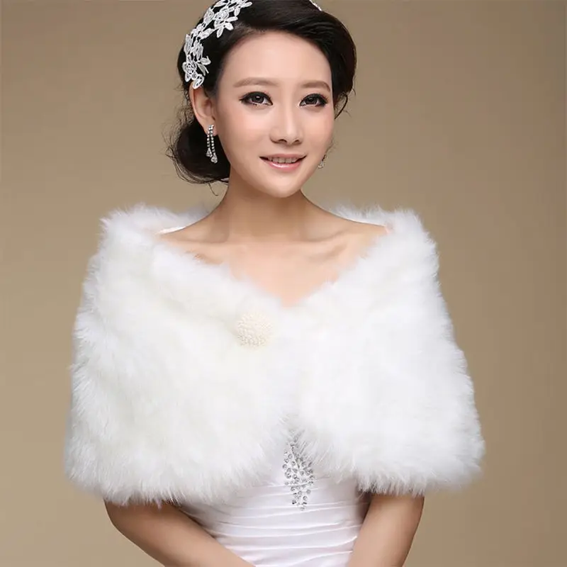 Womens Lady Artificial Fur Shawl Wrap White Shrug Off Shoulder Cape Pashmina With A Faux Pearl Ball Bridal Wedding Party Jacke
Womens Lady Artificial Fur Shawl Wrap White Shrug Off Shoulder Cape Pashmina With A Faux Pearl Ball Bridal Wedding Party Jacke