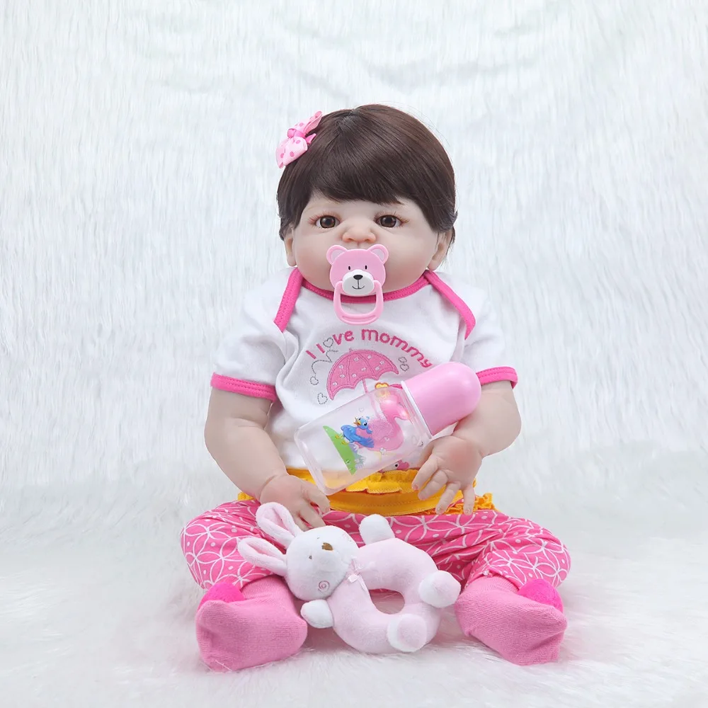 57cm Lifelike Rebirth Doll Love Body Silicone Baby Reborn Bones Birthday Gift A Girls
57cm Lifelike Rebirth Doll Love Body Silicone Baby Reborn Bones Birthday Gift A Girls
