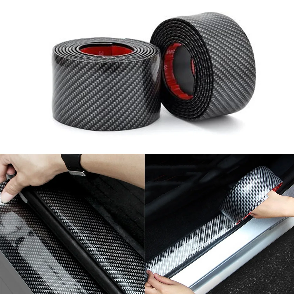 Car-styling car door Plate protector 5D Carbon Fiber sticker Sill Scuff Cover Anti Scratch tuning car universal car Accessories
Car-styling car door Plate protector 5D Carbon Fiber sticker Sill Scuff Cover Anti Scratch tuning car universal car Accessories
