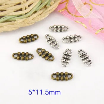 Wholesale 220 Pcs Jewelry Connectors Vintage Alloy Link For Necklace Bracelet Jewelry DIY Accessories 5*11.5mm -- 2 Colors
Wholesale 220 Pcs Jewelry Connectors Vintage Alloy Link For Necklace Bracelet Jewelry DIY Accessories 5*11.5mm -- 2 Colors