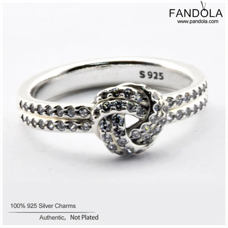 Authentic 925 Sterling Silver Ring Sparkling Love Knot Clear CZ Rings For Women Engagement Wedding Gift Europe Jewelry CKK
Authentic 925 Sterling Silver Ring Sparkling Love Knot Clear CZ Rings For Women Engagement Wedding Gift Europe Jewelry CKK