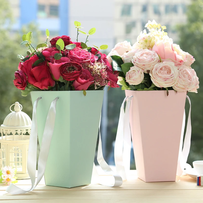 Pure Color Flower Paper Boxes With Handhold Hug Bucket Florist Gift Packaging Box Party Gift Packing Cardboard
Pure Color Flower Paper Boxes With Handhold Hug Bucket Florist Gift Packaging Box Party Gift Packing Cardboard