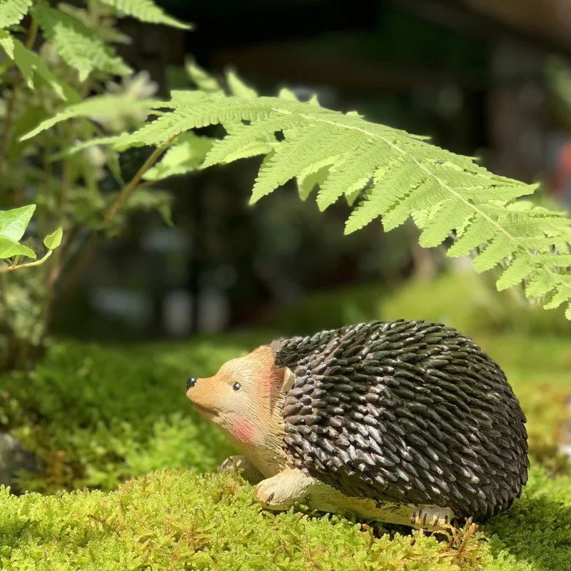 

Outdoor Gardening Simulation Animal Ornaments Resin Cute Hedgehog Decoration Courtyard Park Figurines Crafts Villa Furnishings