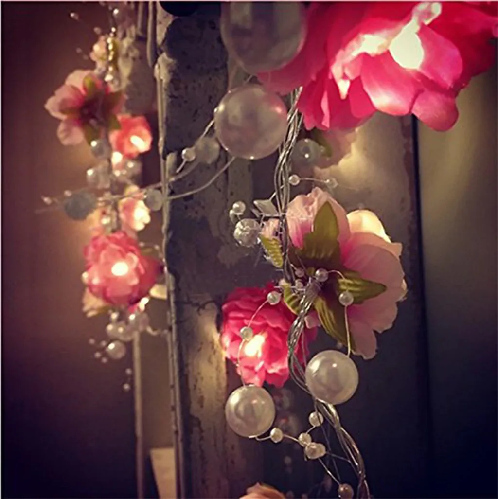 Attery Powered Rose Flower String Fairy Light Christmas Wedding Decoration Lamp Lamps Lighting Shine Energy Saving Night Lights
Attery Powered Rose Flower String Fairy Light Christmas Wedding Decoration Lamp Lamps Lighting Shine Energy Saving Night Lights
