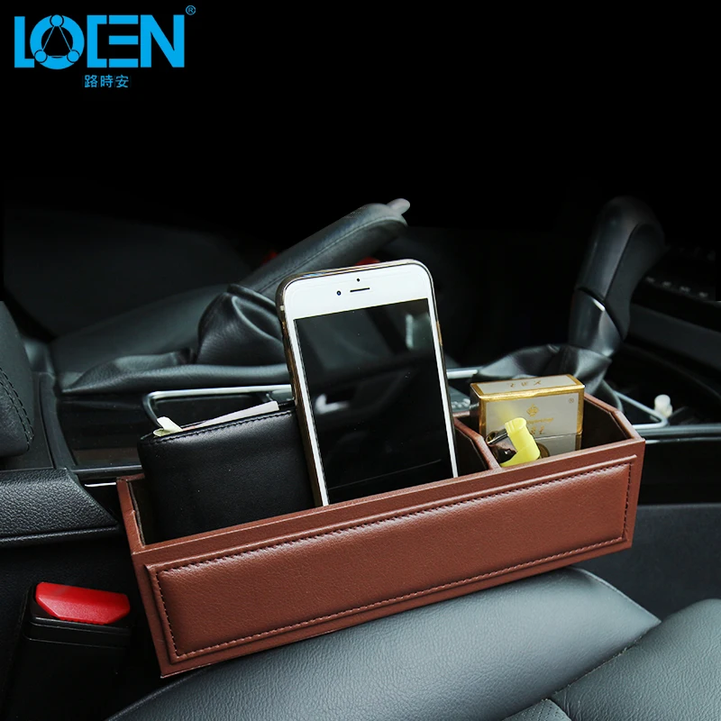 LOEN PU Leather Car Seat Crevice Storage Box Car Storage Bag Box Organizer Stowing Tidying Gap Slit Holder For Wallet Phone
LOEN PU Leather Car Seat Crevice Storage Box Car Storage Bag Box Organizer Stowing Tidying Gap Slit Holder For Wallet Phone