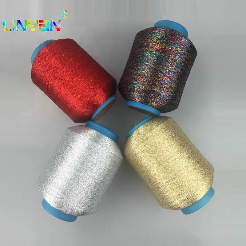 Crochet yarn + pet film 500g/ball embroidery metallized thread sewing linea splendens yarn for knitting Gold silver Line t52
Crochet yarn + pet film 500g/ball embroidery metallized thread sewing linea splendens yarn for knitting Gold silver Line t52