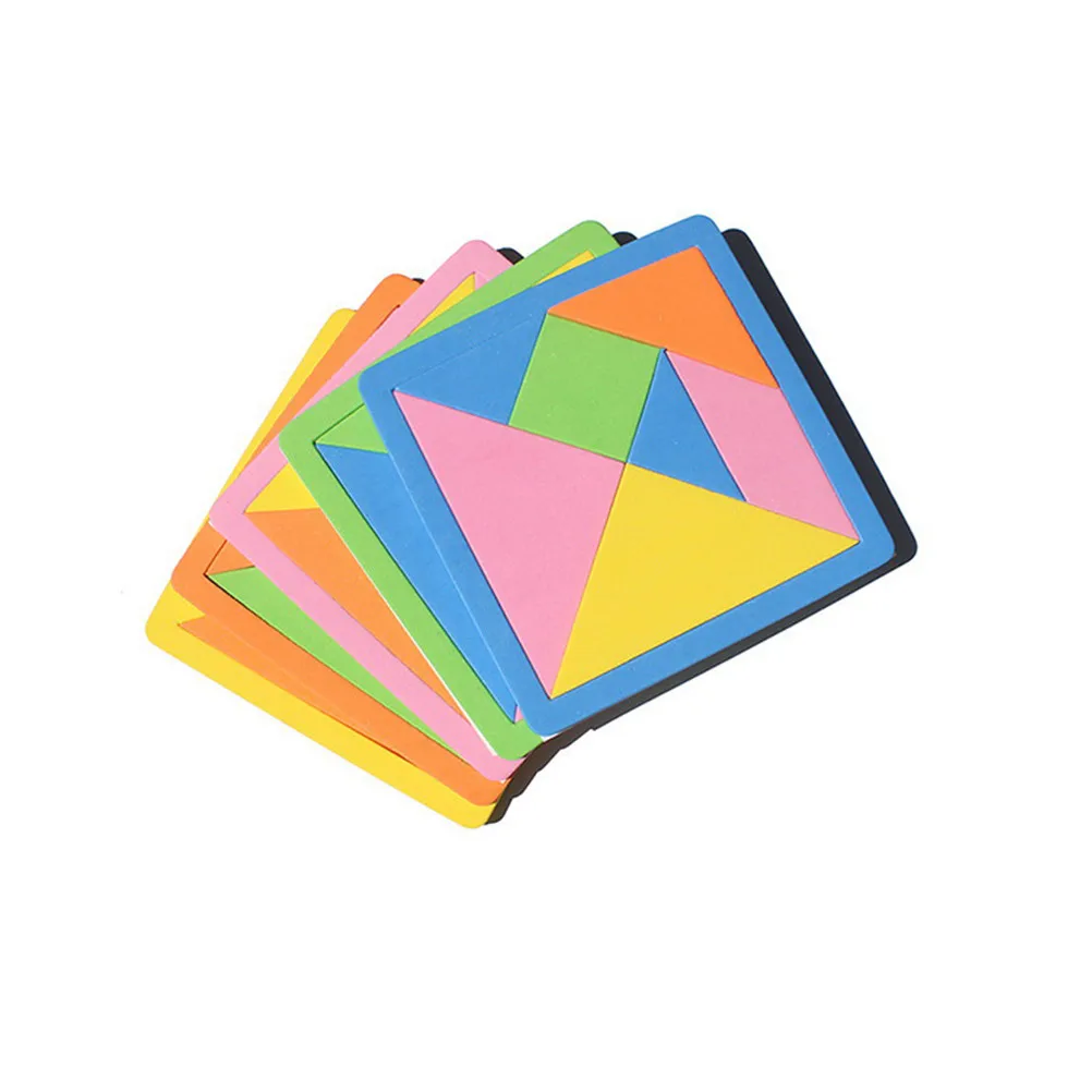 Learning Education Puzzle Toys EVA 3d Puzzle Tangram Teaser Tetris Geometric Shape Jigsaw Game For Children Brain
Learning Education Puzzle Toys EVA 3d Puzzle Tangram Teaser Tetris Geometric Shape Jigsaw Game For Children Brain