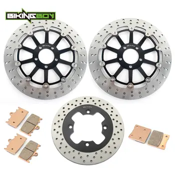 BIKINGBOY Front Rear Brake Discs Rotors Disks + Pads For Kawasaki ZX 1100 Ninja ZX-11 ZZ-R ZZR 1100 D 93 94 95 96 97 98 99 00 01
BIKINGBOY Front Rear Brake Discs Rotors Disks + Pads For Kawasaki ZX 1100 Ninja ZX-11 ZZ-R ZZR 1100 D 93 94 95 96 97 98 99 00 01