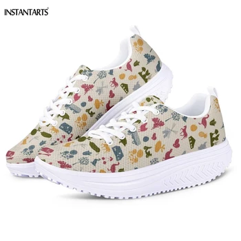 INSTANTARTS Agriculture/Farm Pattern Women Fitness Shoes Height Increasing Swing Shoes Outdoor Sports Shaping Shoes Sneakers Gym
INSTANTARTS Agriculture/Farm Pattern Women Fitness Shoes Height Increasing Swing Shoes Outdoor Sports Shaping Shoes Sneakers Gym