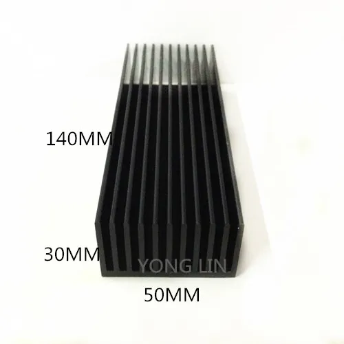 2pcs LED heatsink 50*30-140mm/Module heat sink/IC aluminum/Anodized black/Power electronic radiator only.
2pcs LED heatsink 50*30-140mm/Module heat sink/IC aluminum/Anodized black/Power electronic radiator only.