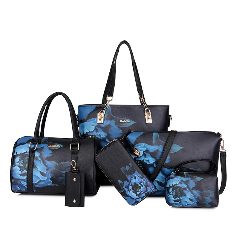 6 Pcs/set Ladies Shoulder Bag Embossing Women Print Tote Bag Composite Bag Leather Purse and Handbags for Women
6 Pcs/set Ladies Shoulder Bag Embossing Women Print Tote Bag Composite Bag Leather Purse and Handbags for Women