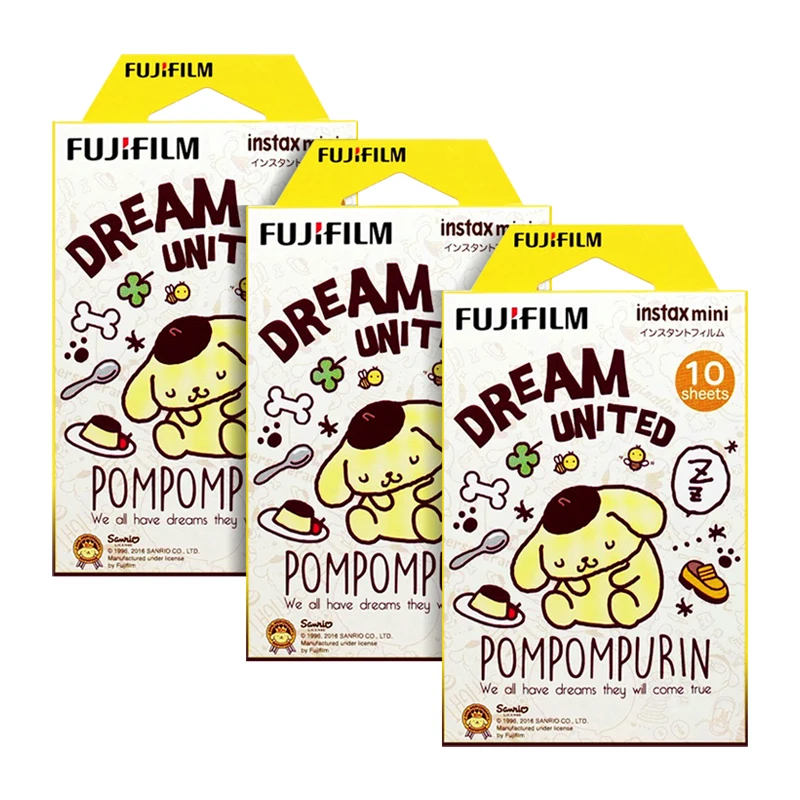 Fujifilm Instax Mini Pompompurin Instant 30 Film for Fuji Mini 7s 8 8+ 9 25 50s 70 90 300 SP-1 2 Printer
Fujifilm Instax Mini Pompompurin Instant 30 Film for Fuji Mini 7s 8 8+ 9 25 50s 70 90 300 SP-1 2 Printer