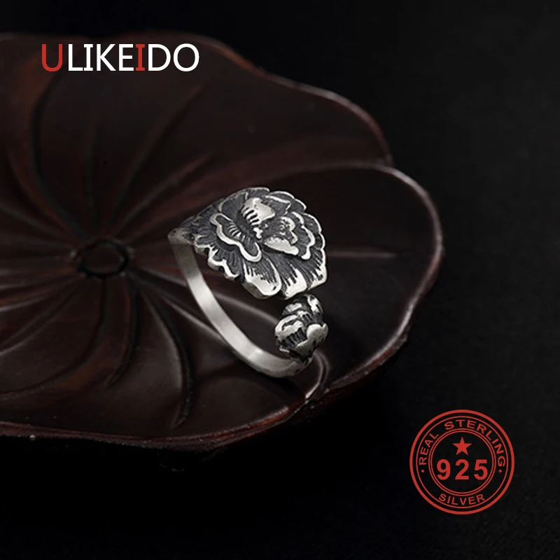 ULIKEIDO Real 999 Sterling Silver Rings For Women Man Lover Party Vintage Thai Silver Jewelry Unisex Gift Wide Size Fine FR076
ULIKEIDO Real 999 Sterling Silver Rings For Women Man Lover Party Vintage Thai Silver Jewelry Unisex Gift Wide Size Fine FR076