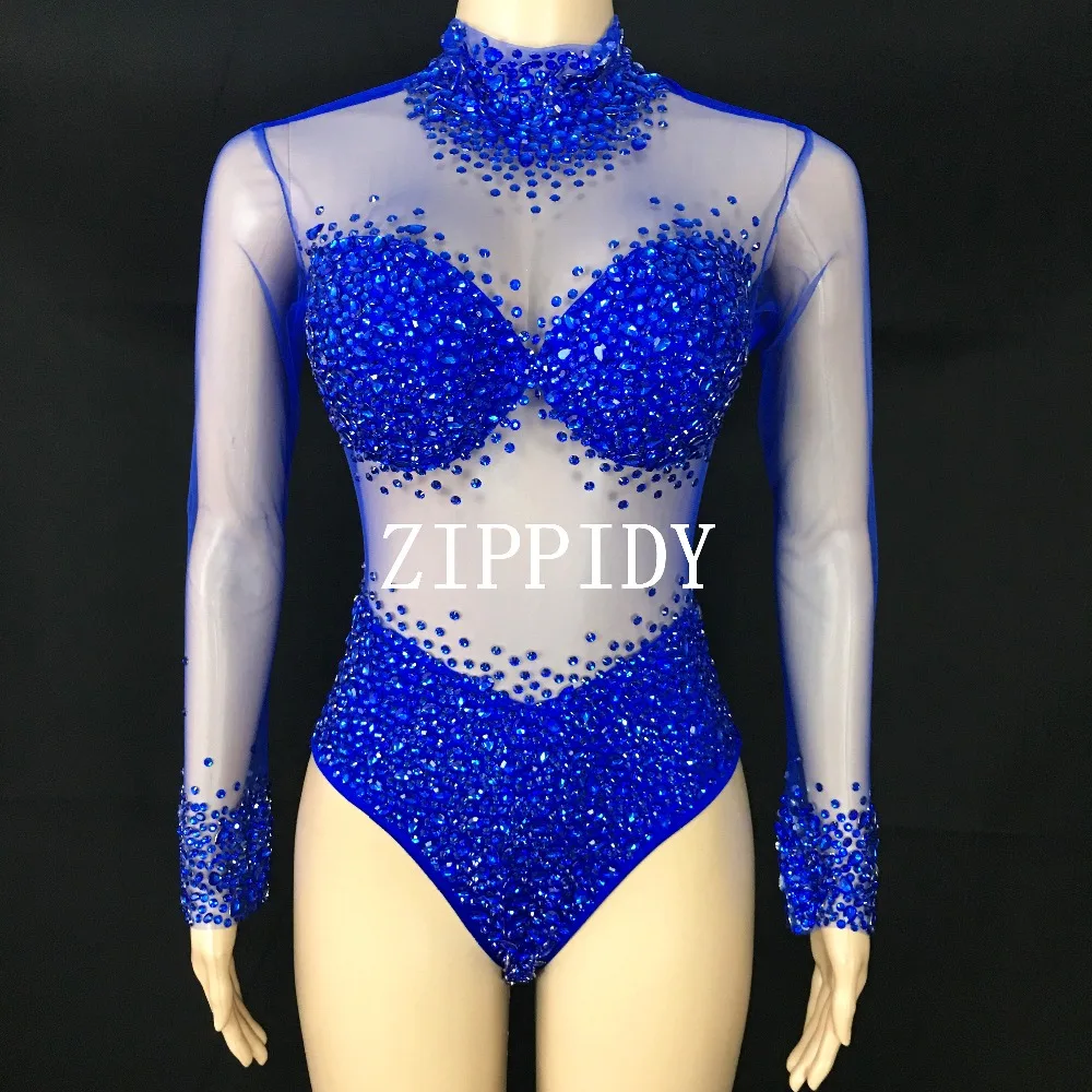 5 Colors Big Stone Mesh Bodysuit Birthday Party Dance Sexy Outfit Nightclub Bar Women Singer Team Costume Rhinestones Clothes
5 Colors Big Stone Mesh Bodysuit Birthday Party Dance Sexy Outfit Nightclub Bar Women Singer Team Costume Rhinestones Clothes