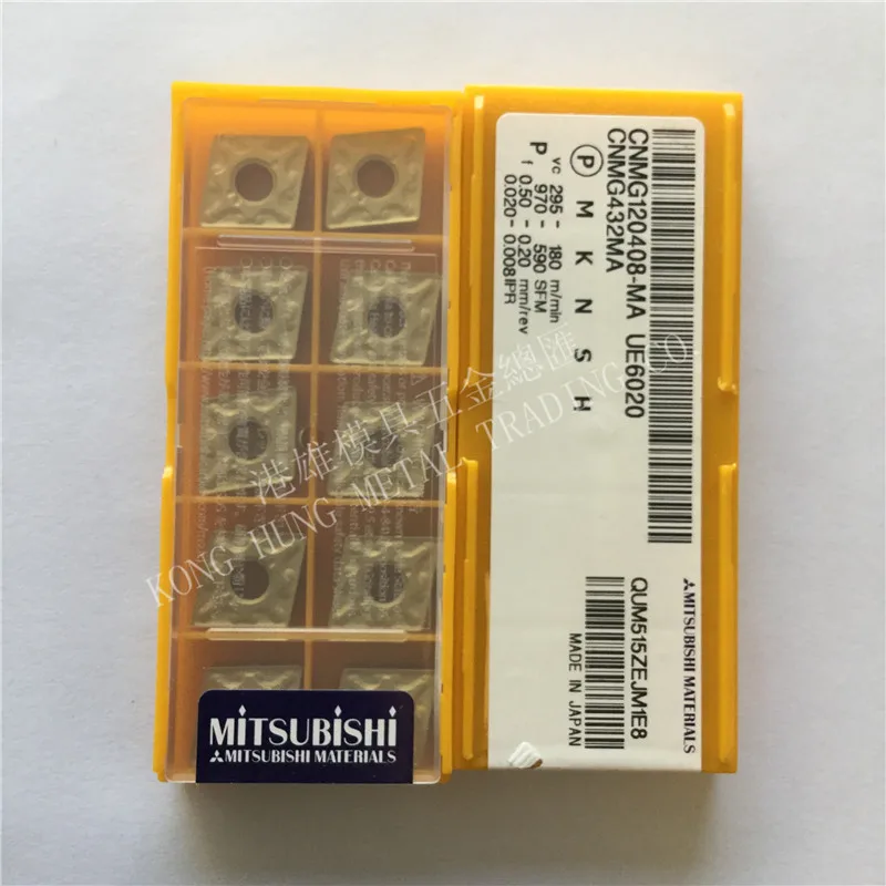 CNMG120408-MA UE6020 Original Carbide Inserts Milling Insert Lathe Tools 10Pcs/Lot
CNMG120408-MA UE6020 Original Carbide Inserts Milling Insert Lathe Tools 10Pcs/Lot