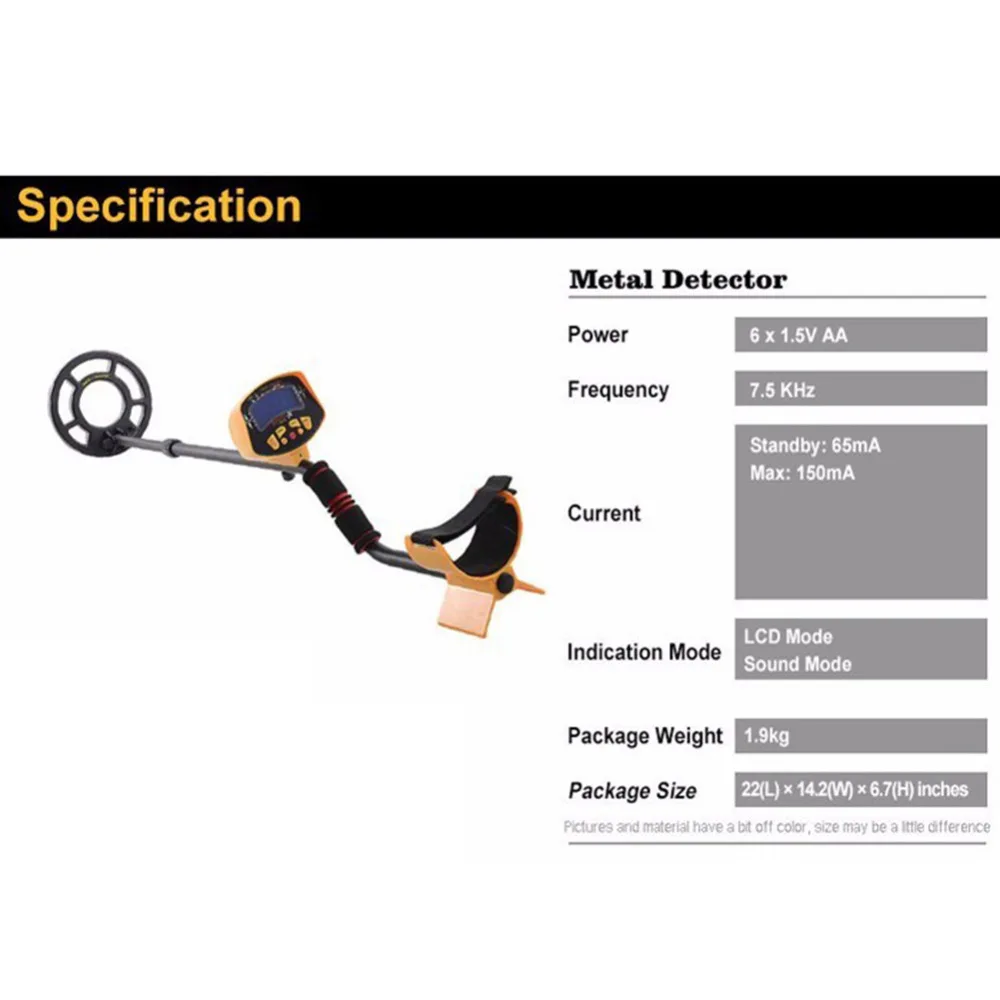Metal Detector Gold Digger Treasure Hunt Ground Searching Metal Detector Nugget Finder Gold Detector MD3010II
Metal Detector Gold Digger Treasure Hunt Ground Searching Metal Detector Nugget Finder Gold Detector MD3010II