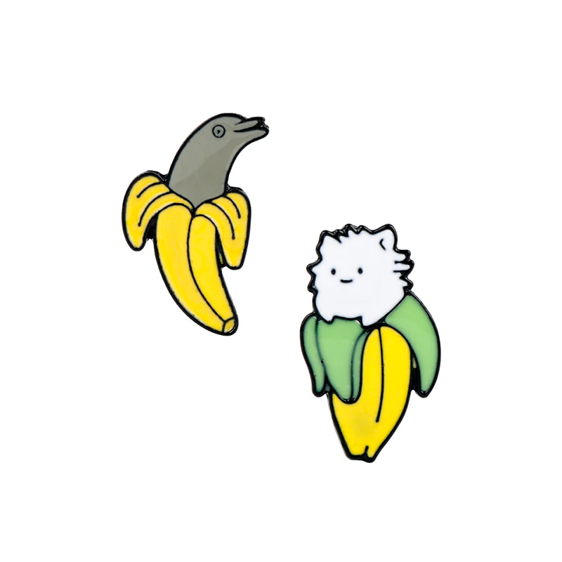 Cat Dolphin Banana Enamel Pins Cartoon Animal Fruit Brooches Badge Denim Jeans Lapel Pin Cute Kitten Jewelry Gift Friends Kids
Cat Dolphin Banana Enamel Pins Cartoon Animal Fruit Brooches Badge Denim Jeans Lapel Pin Cute Kitten Jewelry Gift Friends Kids