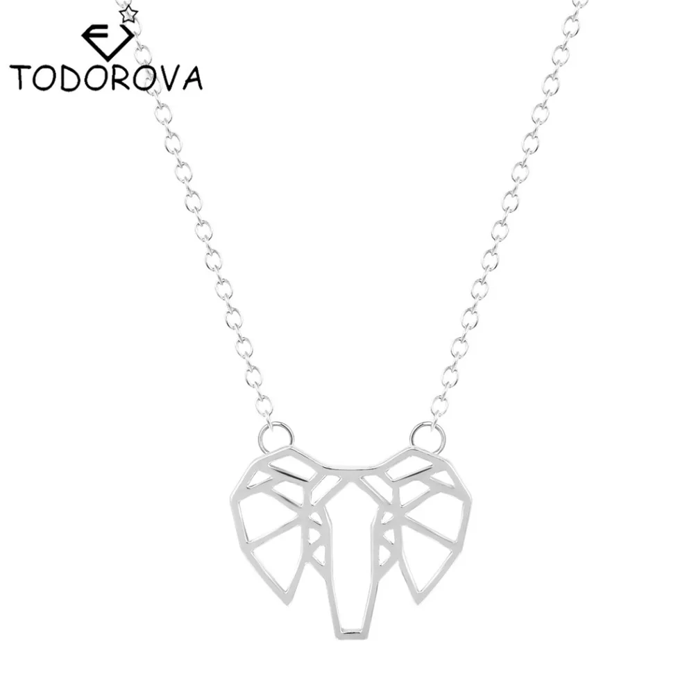 Todorova Lucky Elephant Necklace Origami Elephant Geometric Necklace Animal Jewelry Party Accessories
Todorova Lucky Elephant Necklace Origami Elephant Geometric Necklace Animal Jewelry Party Accessories