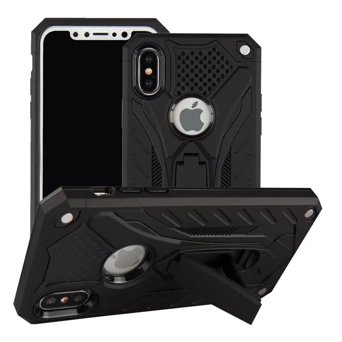 For iPhone X XS Max XR Case Hybrid TPU and PC Dual Plastic Armor Case with Stand for iPhone 5 5S SE Back Cover for 6 6S 7 8 Plus
For iPhone X XS Max XR Case Hybrid TPU and PC Dual Plastic Armor Case with Stand for iPhone 5 5S SE Back Cover for 6 6S 7 8 Plus