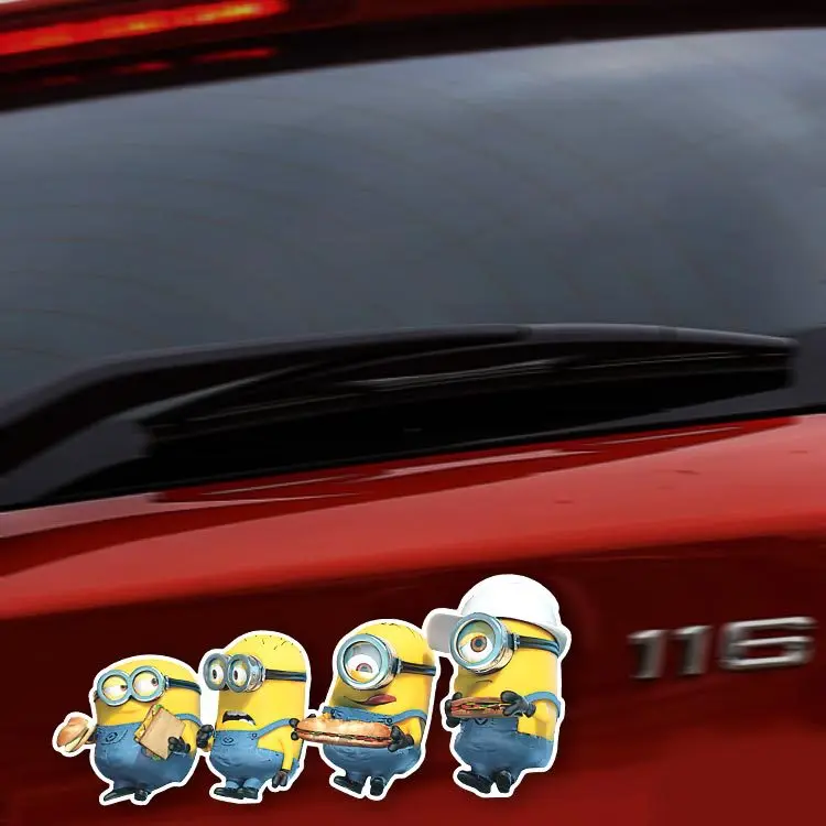 Car Stickers Minions Cartoon Cute Funny Lovely Dinner Creative Decals Waterproof Reflective Auto Tuning Styling 19x8cm D16
Car Stickers Minions Cartoon Cute Funny Lovely Dinner Creative Decals Waterproof Reflective Auto Tuning Styling 19x8cm D16
