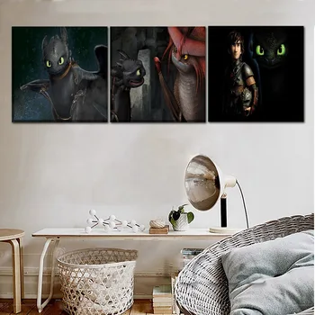 Canvas Wall Art Pictures Home Decor 3 Piece/1Pcs Hiccup And Toothless Friend Poster Movie How To Train Your Dragon 2 Painting
Canvas Wall Art Pictures Home Decor 3 Piece/1Pcs Hiccup And Toothless Friend Poster Movie How To Train Your Dragon 2 Painting
