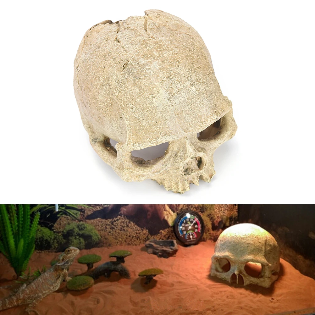 1Pcs 5.5 inch Aquarium Resin Spooky Hollow Skull Head Cave Ornament Resin Crafts for Aquarium Fish Tank Landscape Decoration
1Pcs 5.5 inch Aquarium Resin Spooky Hollow Skull Head Cave Ornament Resin Crafts for Aquarium Fish Tank Landscape Decoration