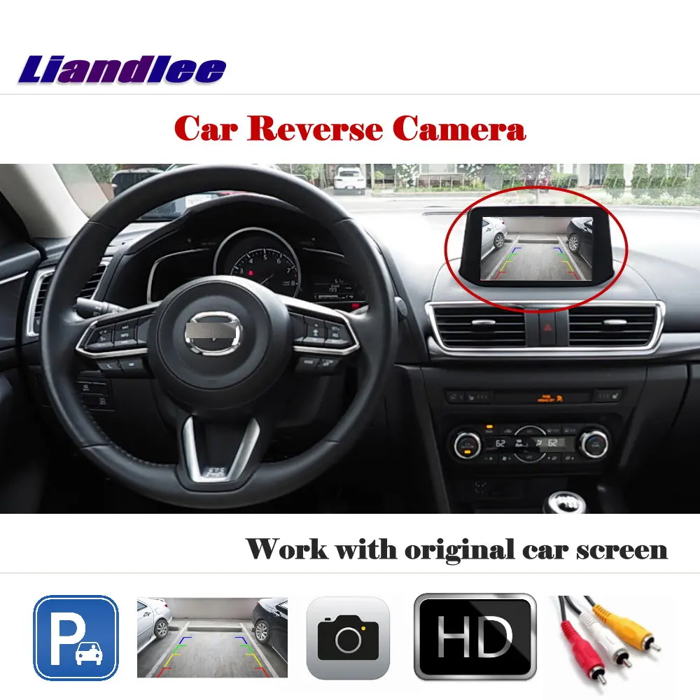 Liandlee For Mazda 3 Axela Sedan 2014 2015 2016 2017 / Auto Camera Rearview Parking Camera (6V) Work with Car Factory Screen
Liandlee For Mazda 3 Axela Sedan 2014 2015 2016 2017 / Auto Camera Rearview Parking Camera (6V) Work with Car Factory Screen