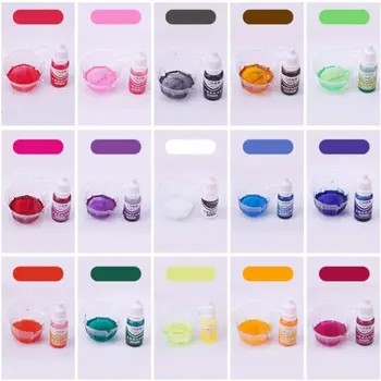 10ml 15 Color Epoxy UV Resin Colorant Jewelry Liquid Pigment Bath Bomb Soap Dye DIY Craft Decorating Accessories W77
10ml 15 Color Epoxy UV Resin Colorant Jewelry Liquid Pigment Bath Bomb Soap Dye DIY Craft Decorating Accessories W77