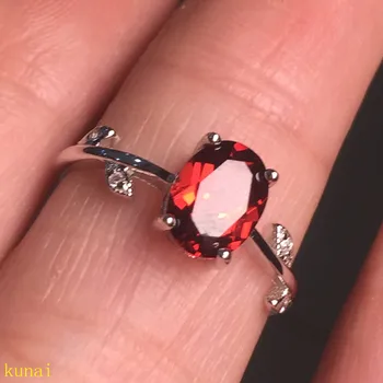 KJJEAXCMY fine jewelry 925 silver inlaid garnet gold ring gold and silver color.
KJJEAXCMY fine jewelry 925 silver inlaid garnet gold ring gold and silver color.