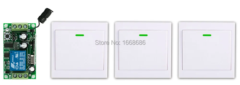 New DC12V 1CH Wireless Remote Control Switch System Receiver +3* Wall Panel Remote Transmitter Sticky Remote Smart Home Switch
New DC12V 1CH Wireless Remote Control Switch System Receiver +3* Wall Panel Remote Transmitter Sticky Remote Smart Home Switch