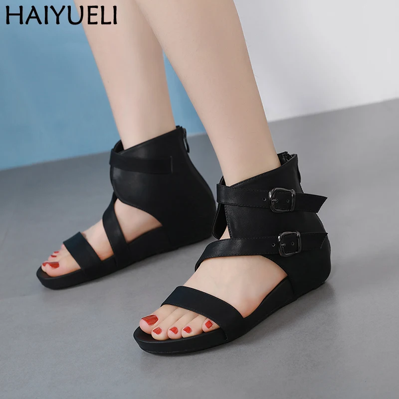 Women Sandals Vintage Summer Women Shoes Gladiator Sandals Punk Buckle Strap Platform Womens Sandals Casual Flat Shoes
Women Sandals Vintage Summer Women Shoes Gladiator Sandals Punk Buckle Strap Platform Womens Sandals Casual Flat Shoes