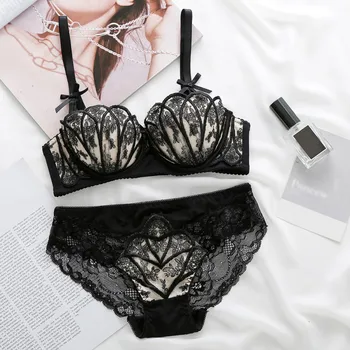 Ladies Woman Romantic Push Up Brassieres Suits Lace Embroidery Shell Bra Sets Sexy Lingerie Sets
Ladies Woman Romantic Push Up Brassieres Suits Lace Embroidery Shell Bra Sets Sexy Lingerie Sets