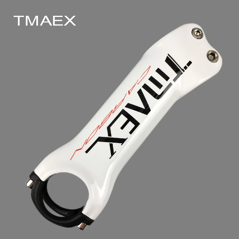 TMAEX Full Carbon Stem Road Bicycle Stem Angle 6/17 Mountain Bike Stem White Glossy Stem 80-120MM*28.6MM Bibycle Parts
TMAEX Full Carbon Stem Road Bicycle Stem Angle 6/17 Mountain Bike Stem White Glossy Stem 80-120MM*28.6MM Bibycle Parts