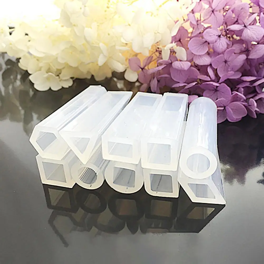 Silicone Pendant Scrapbooking Mould Jewelry Making Epoxy Resin DIY Craft Mold jewelry long cylindrical trapezoidal crystal shape
Silicone Pendant Scrapbooking Mould Jewelry Making Epoxy Resin DIY Craft Mold jewelry long cylindrical trapezoidal crystal shape