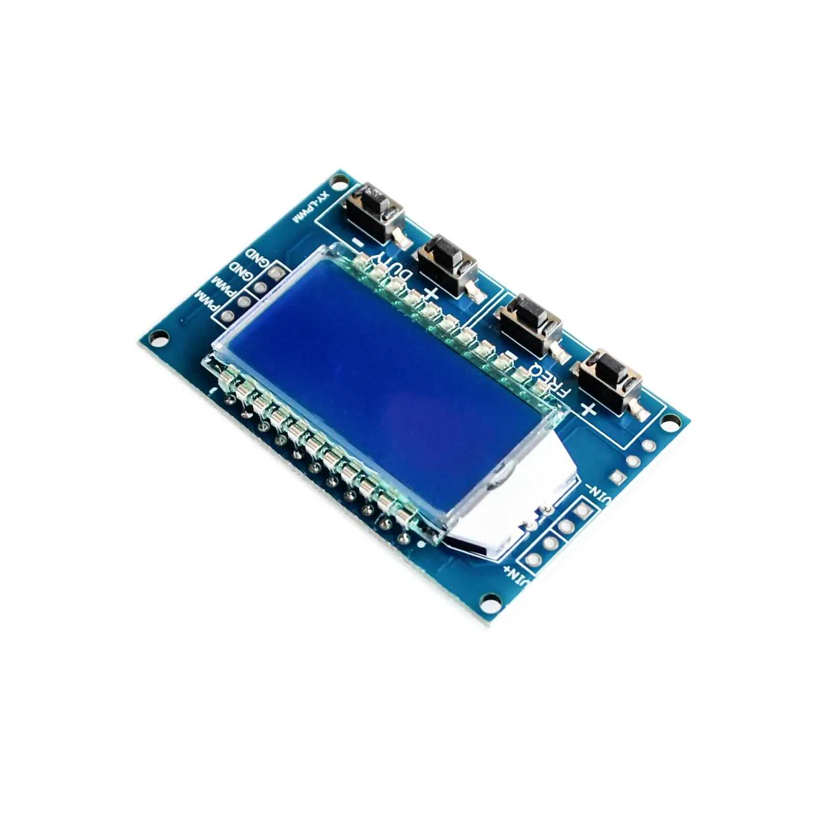 1Hz-150Khz Signal Generator PWM Board Module Pulse Frequency Duty Cycle Adjustable Module LCD Display 3.3V-30V 1Hz - 150Khz
1Hz-150Khz Signal Generator PWM Board Module Pulse Frequency Duty Cycle Adjustable Module LCD Display 3.3V-30V 1Hz - 150Khz