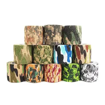 Hunting Security Protection Camouflage Self Adhesive Elastic Bandage 4.5m First Aid Kit Nonwoven Cohesive Tattoo Grip Bandage
Hunting Security Protection Camouflage Self Adhesive Elastic Bandage 4.5m First Aid Kit Nonwoven Cohesive Tattoo Grip Bandage